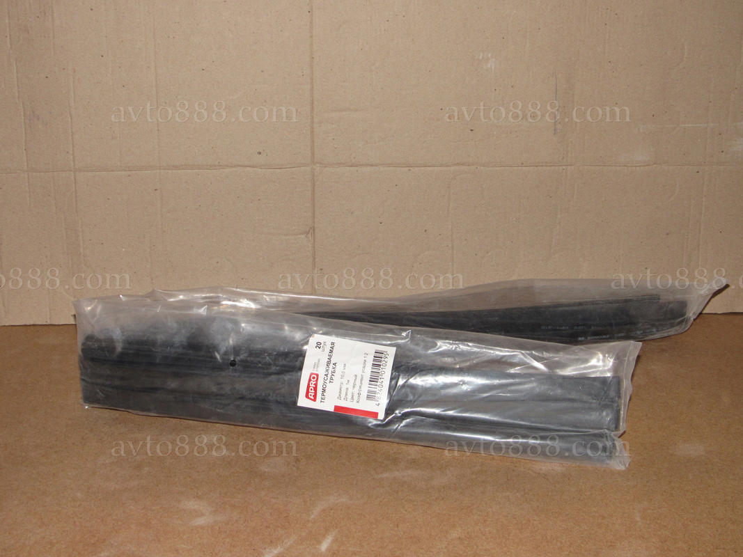 термоусадка 10мм чорна   (20шт*1м)