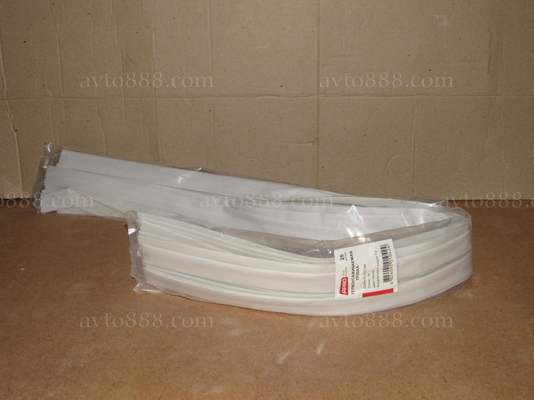 термоусадка 16мм біла   (20шт*1м)