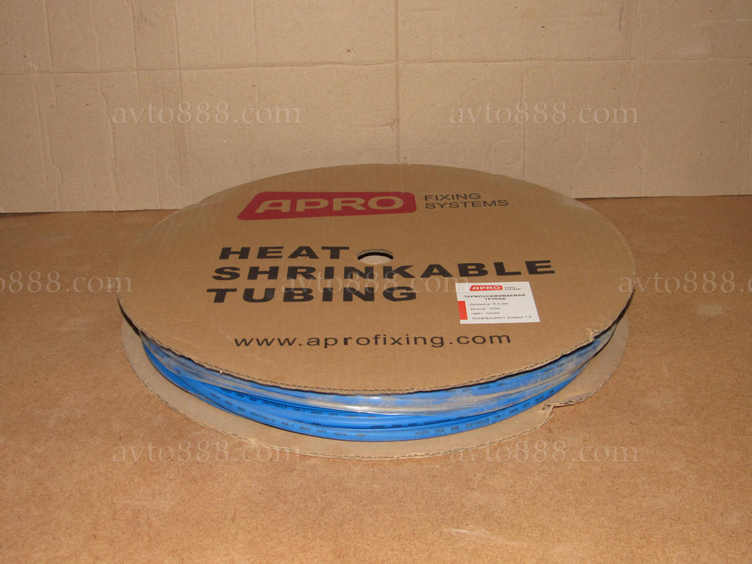 термоусадка  6мм 100м-рулон синя   АКЦІЯ