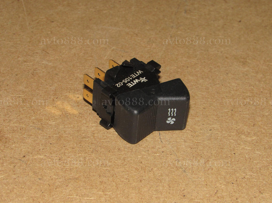 кнопка пічки ЗИЛ, КамАЗ / 6конт. "WTE"     РОЗПРОДАЖ АКЦІЯ