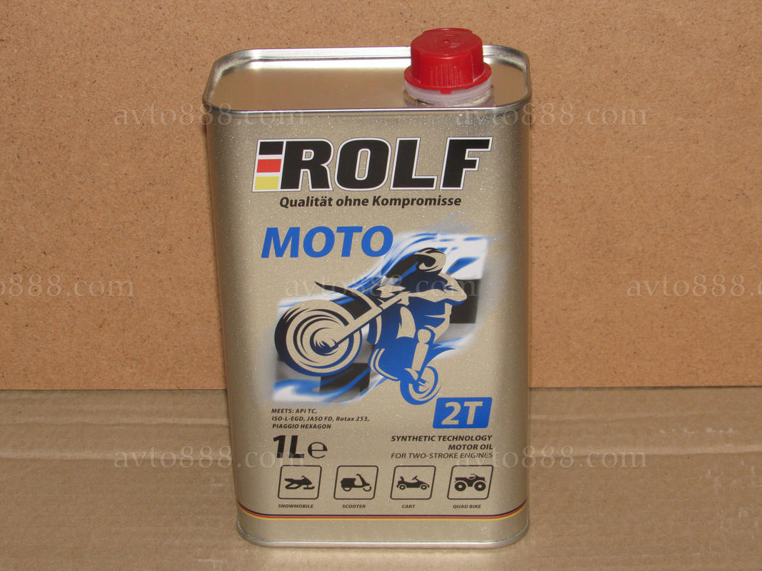 масло 2Т 1л "Rolf" ж/б   (п/синт.)