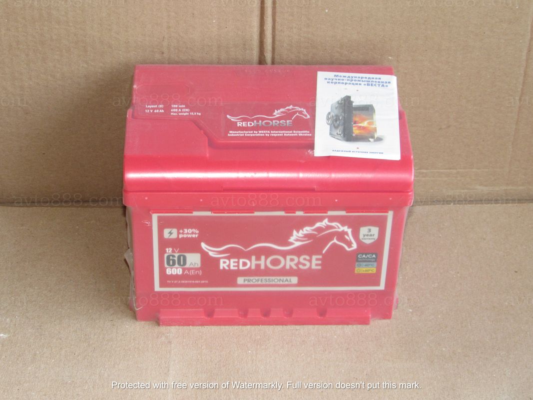 АКБ  60 R+ 580A-СТАНДАРТ "Racing"