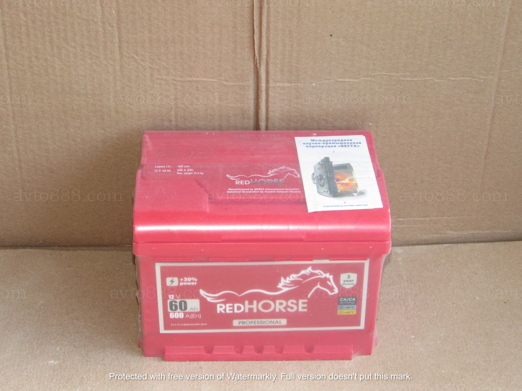 АКБ  60 L+снг 580A-СТАНДАРТ "Racing"