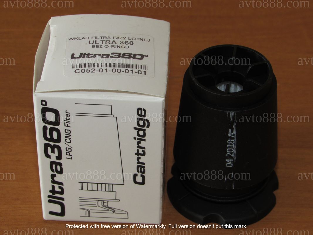 ГБО фільтр парової фази Alex (з відст.) 12х12, Alex