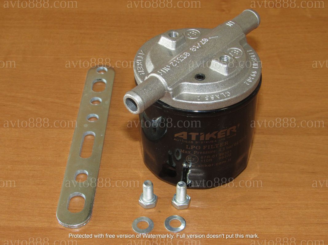 ГБО фільтр парової фази 12x12 Atiker тонкої очистки     РОЗПРОДАЖ АКЦІЯ