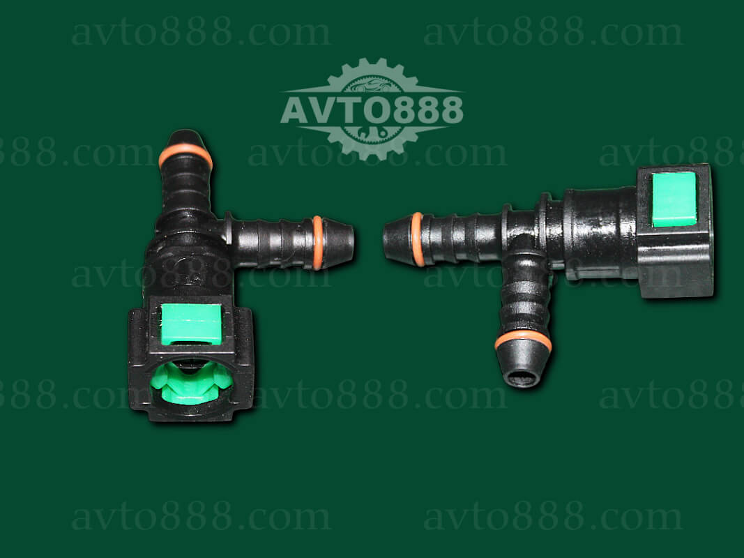 зєднання бензошланга 2111 пластм. тройник