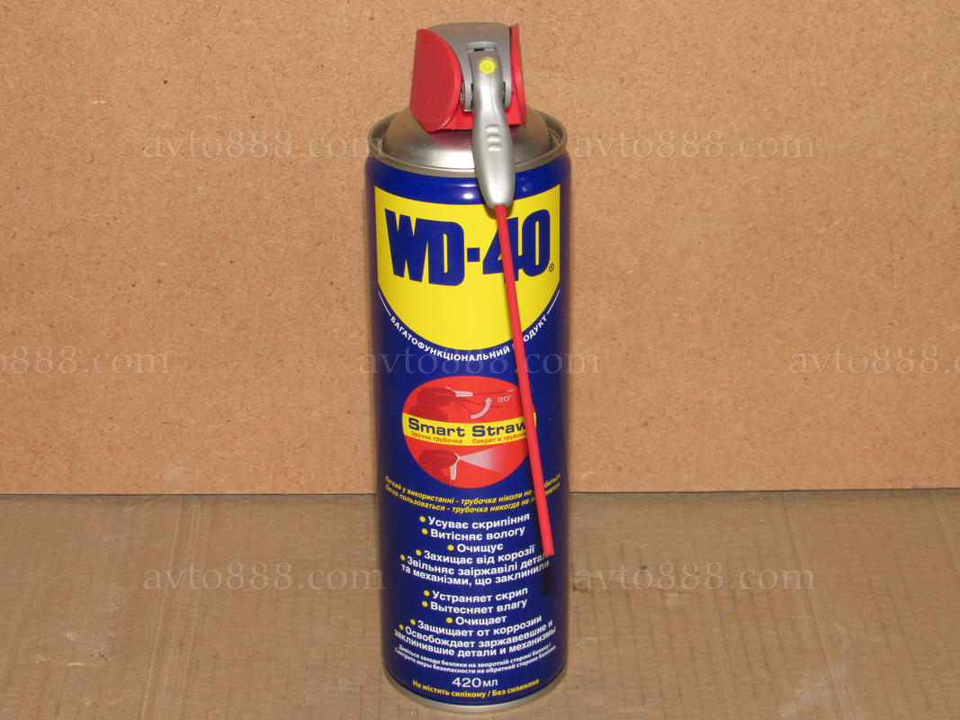 аерозоль / рідкий ключ "WD-40" 450ml з трубкою SMART STRAW