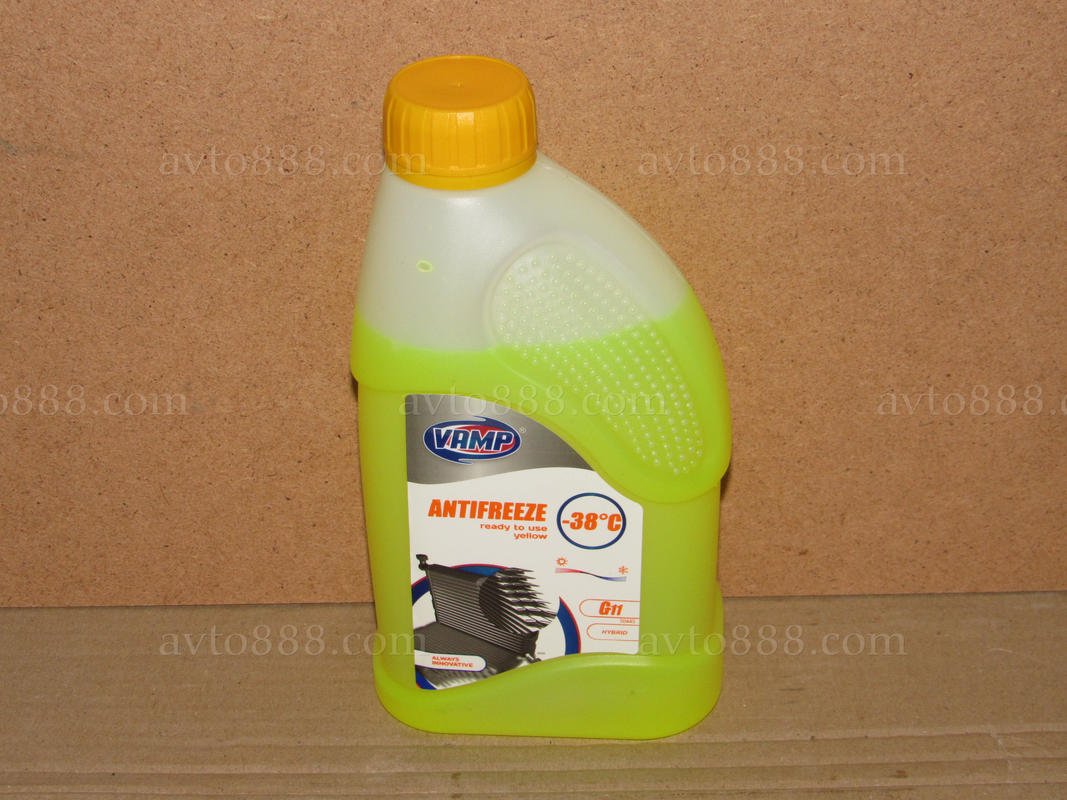 антифриз жовтий  1л "ВАМП"-38*