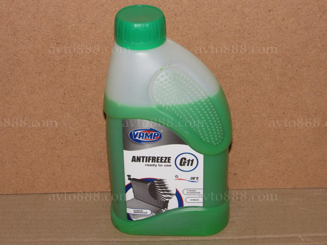 антифриз зелен.  1л "ВАМП"-38*