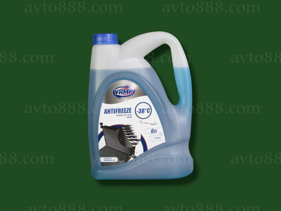антифриз синій  5л "ВАМП"-38*    - - -