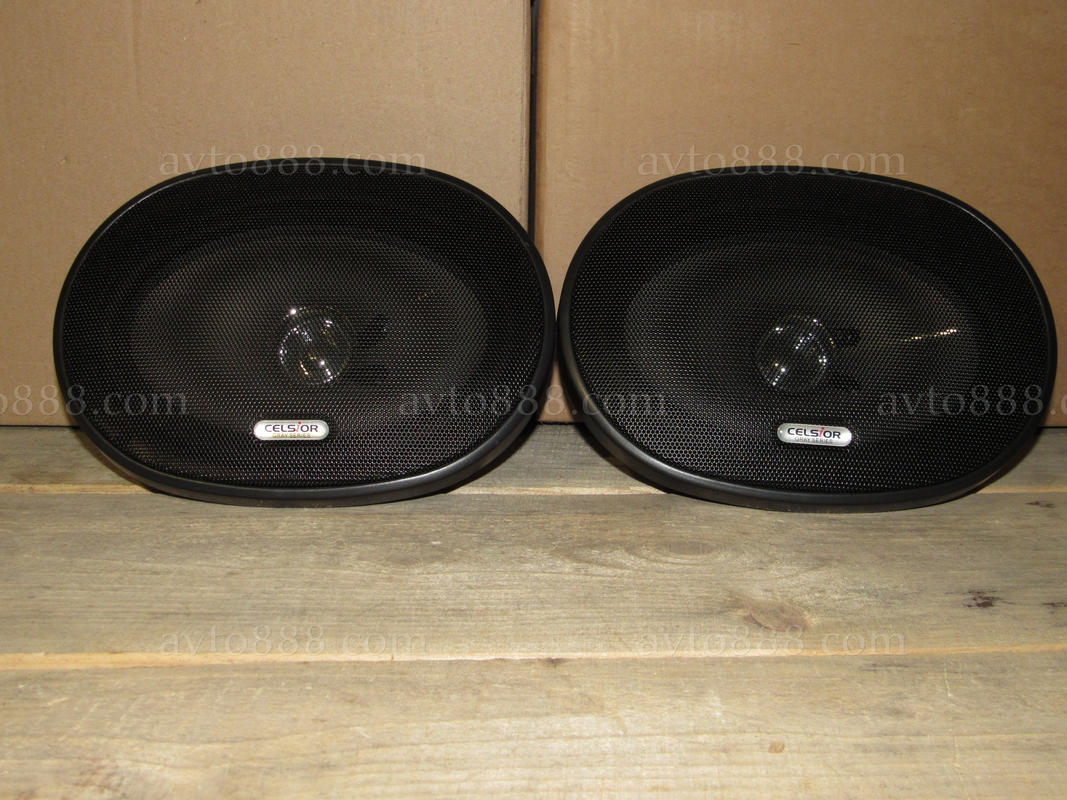 колонки "Celsior" Gray 6" х 9" (15*22см) 250 Вт широкополосн.
