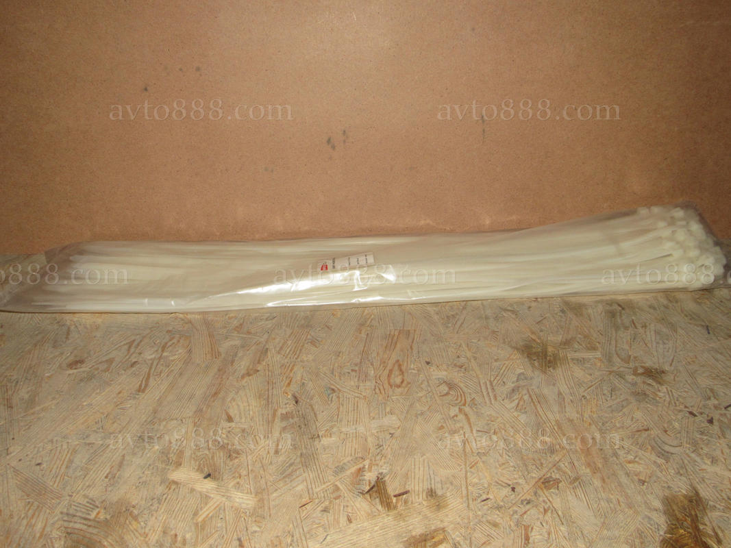 хомут пласт. 9*760 білий "APRO"   (100шт)