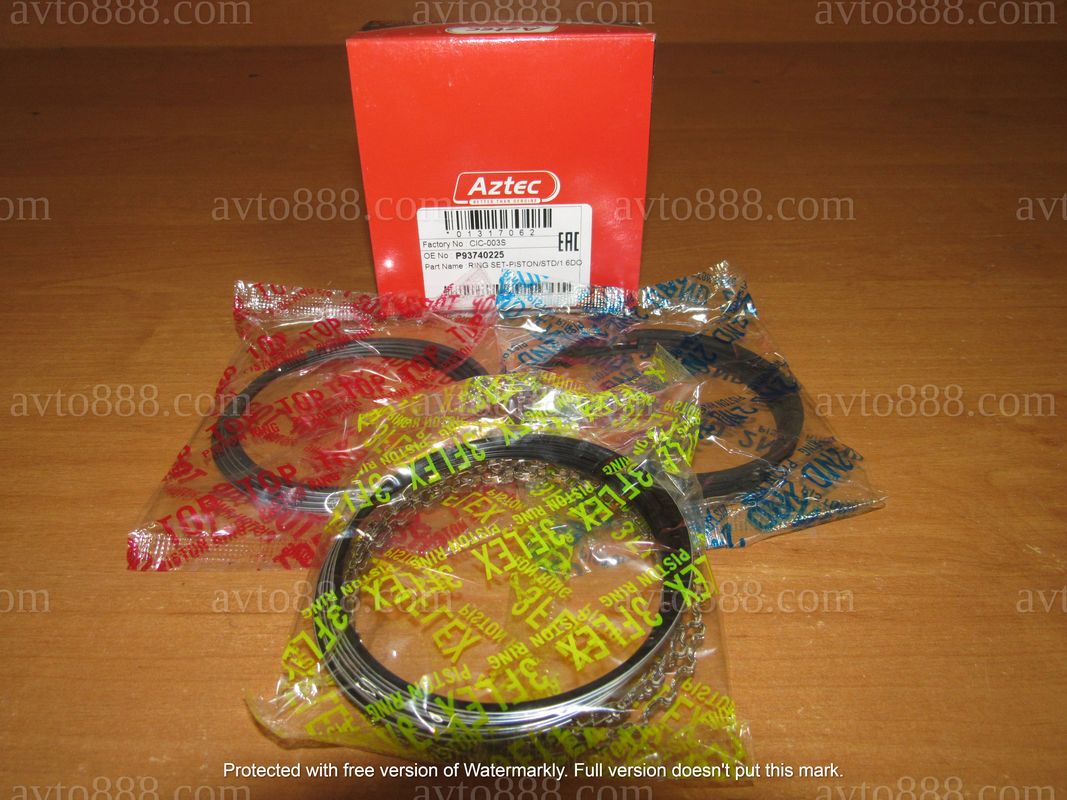 кільця Lanos-1.6  STD-79,00 "AZTEC"   (Lacetti 1,6, Nubira)