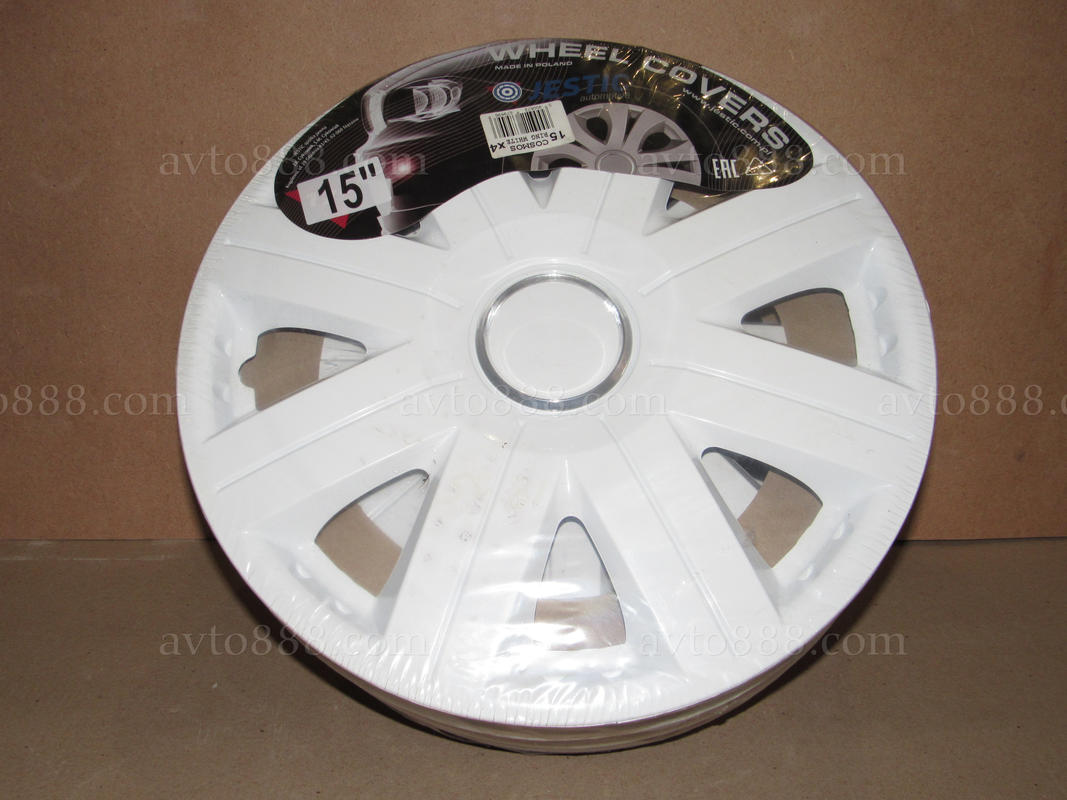 ковпаки 15" "Jestik" білий COSMOS