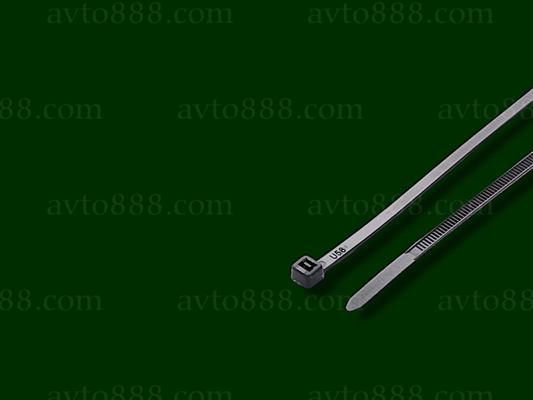 хомут пласт 8*400 чорн. "APRO"   (100шт)