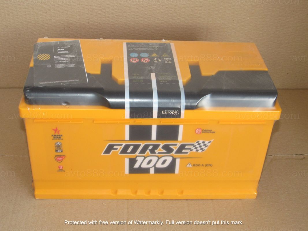 АКБ 100 R+ 850A "Racing / Forse"