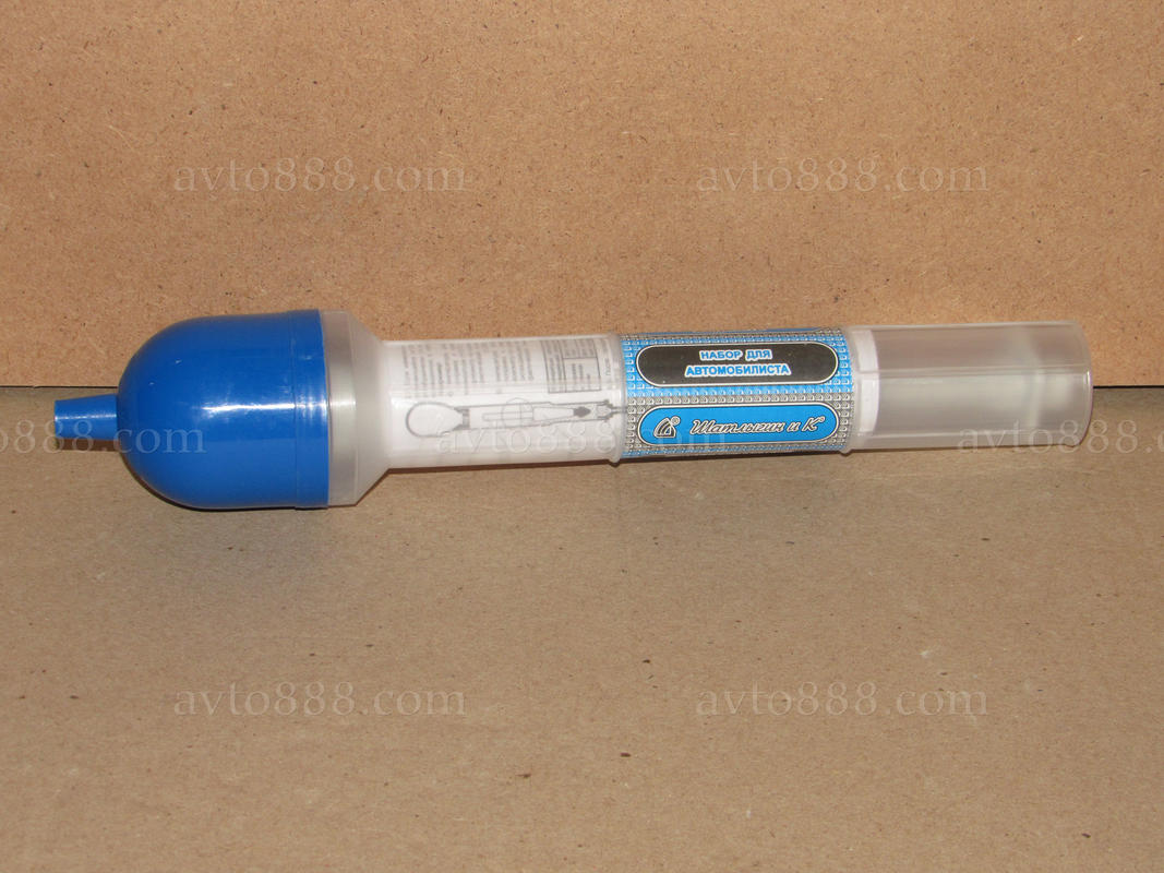 ареометр пластмасовий / тосол, електроліт "Шатлыгин и Ко"