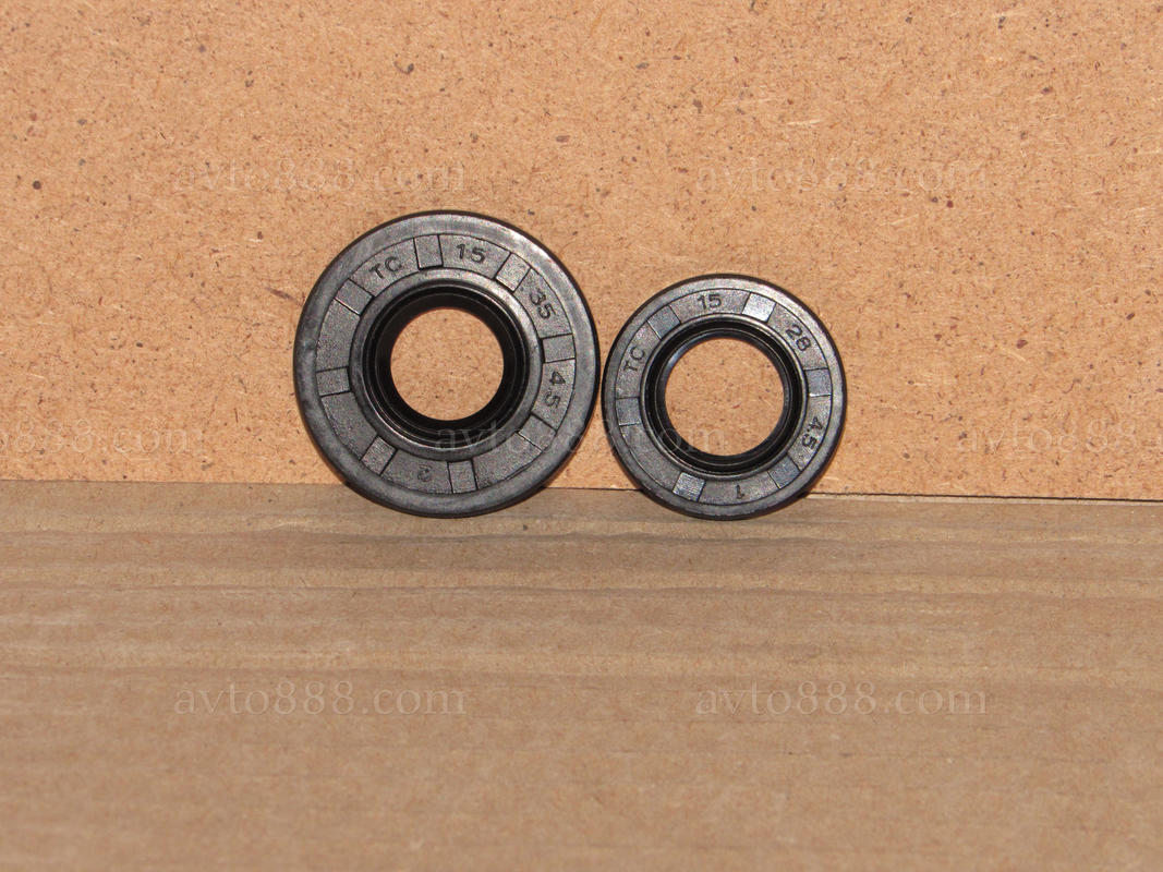 сальник БЕНЗОПИЛА ризин. 15*28*4.5 + 15*35*4.5