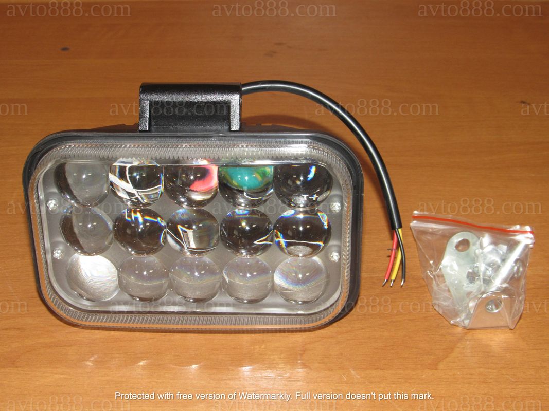 фара  UNI додатк. прямокутн.-15 "Китай"