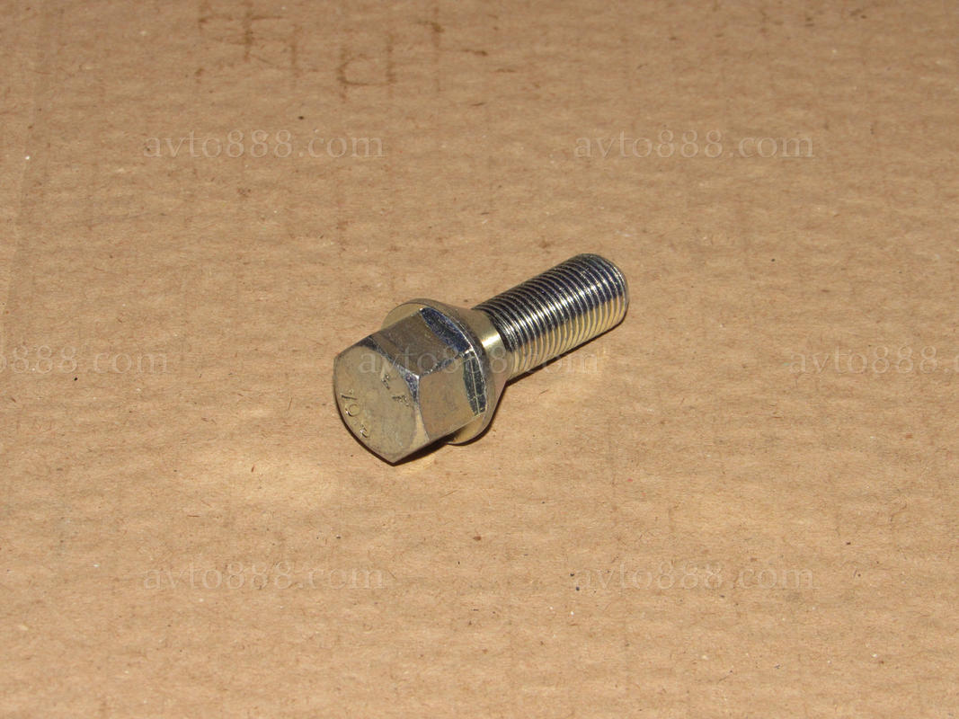 болт колеса 14*1,25*28 конус цинк 17кл.