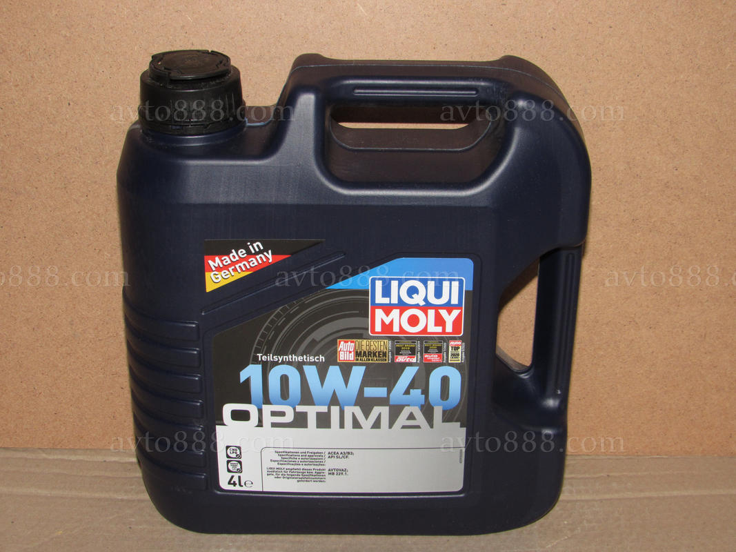 масло 10w40 4л "Liqui Moly"  Optimal
