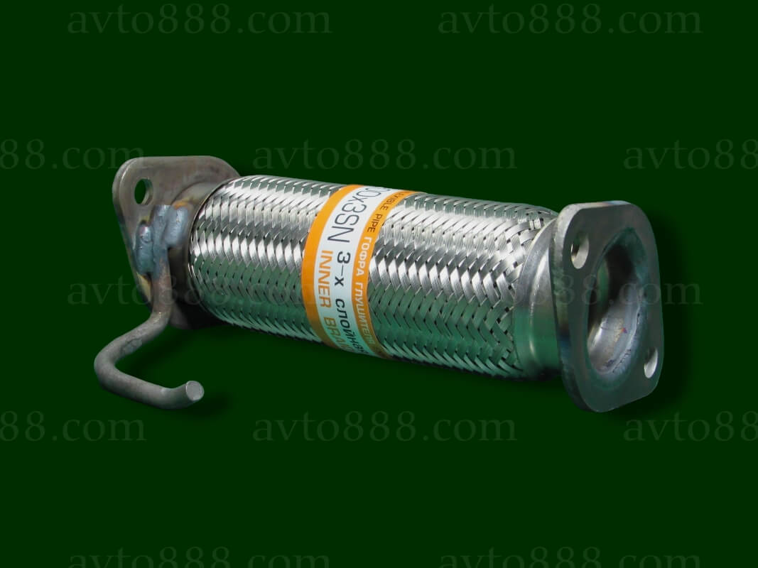 гофра глушн. 45*200 з флянц. і крючк. Lanos-1,4 3-сл. EuroEx