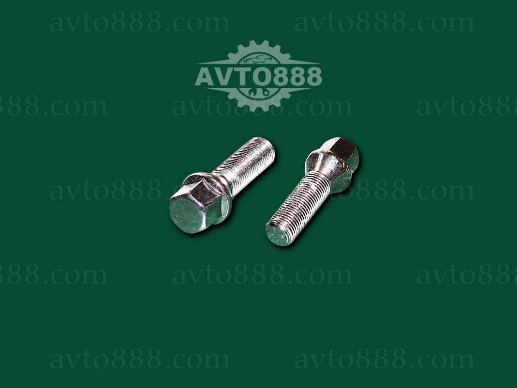 болт колеса 14*1,5*40 конус хром 17-кл.