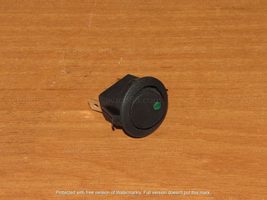 кнопка УНІ кругл. з підсв. 3-контакти