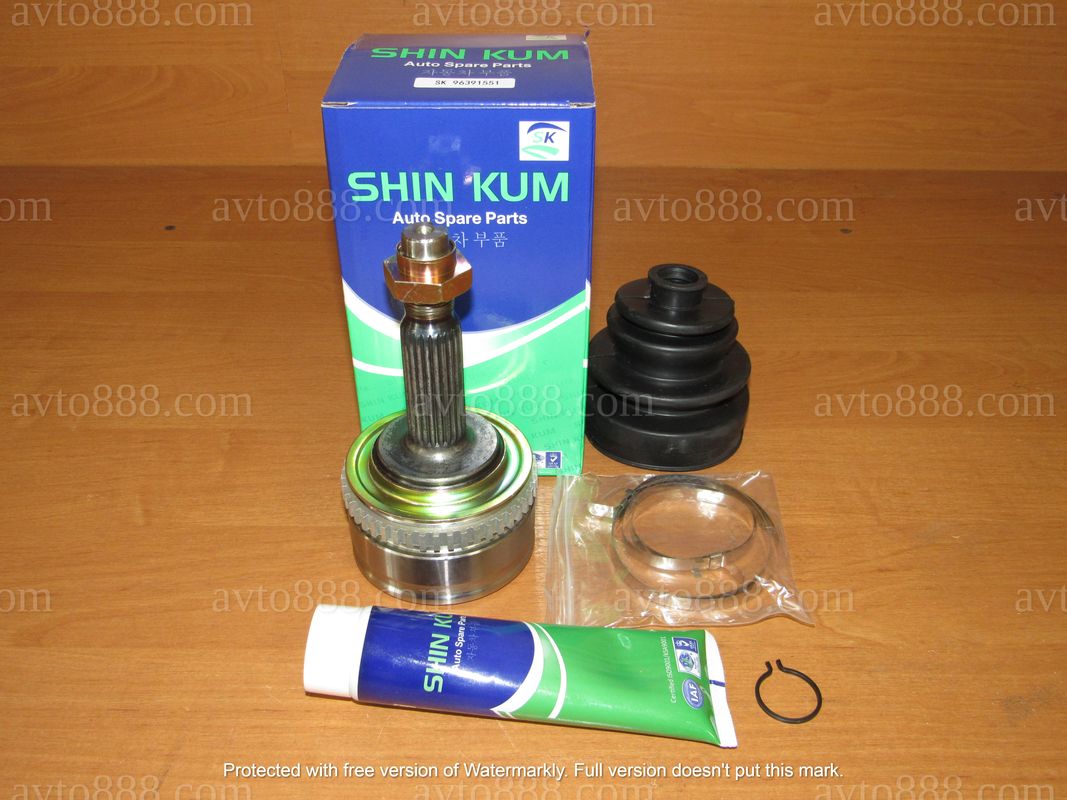 ШРУС Aveo зовн. ABS+/- "Shin Kum"   -22х52х22-