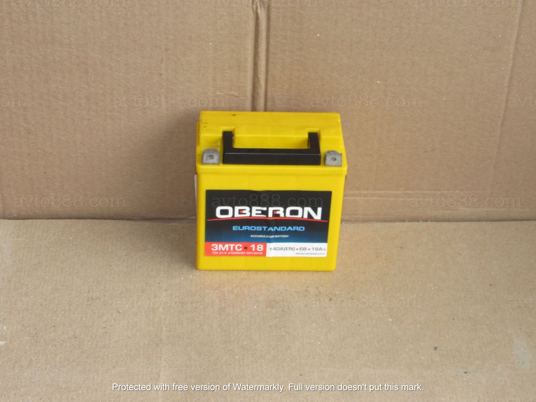 АКБ МОТО  6V 18A "Укр." конус