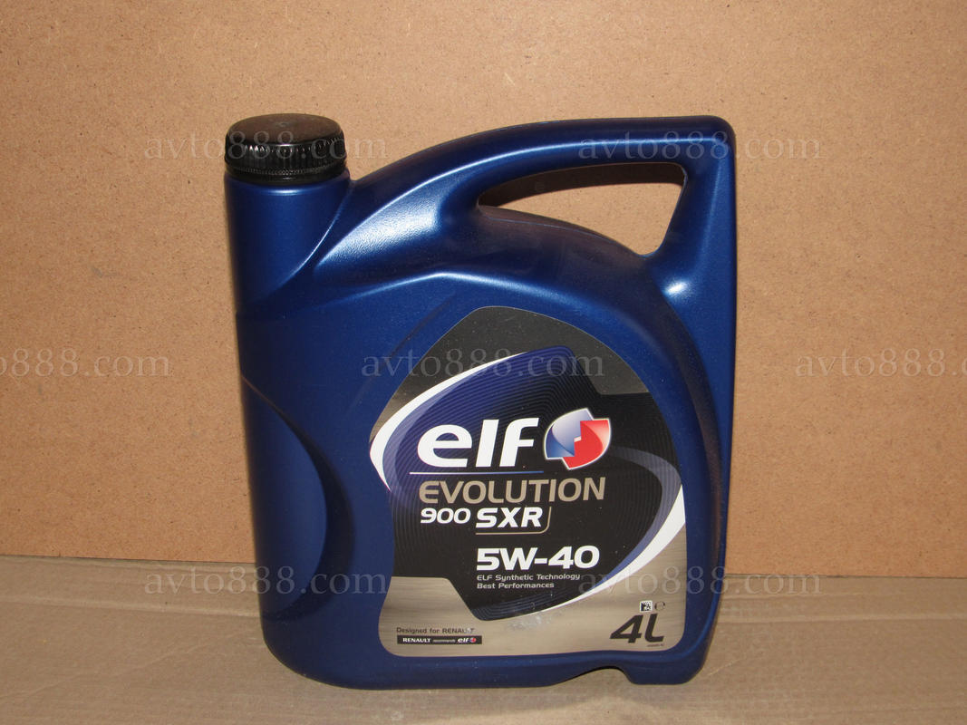 масло "ELF"  5w40 evolution 900 SXR 4л