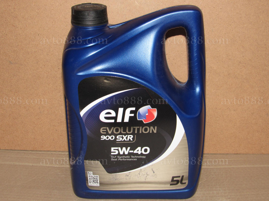 масло "ELF"  5w40 evolution 900 SXR 5л