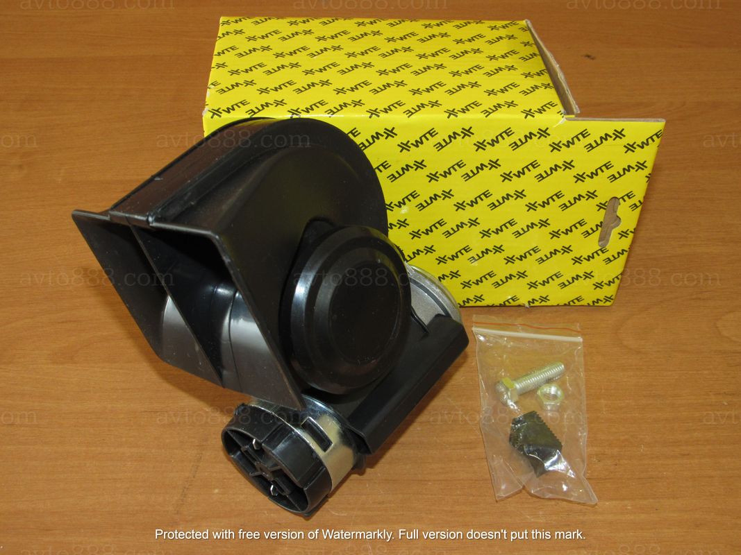 сигнал  УНІ пневмат. чорн. 12V "WTE"