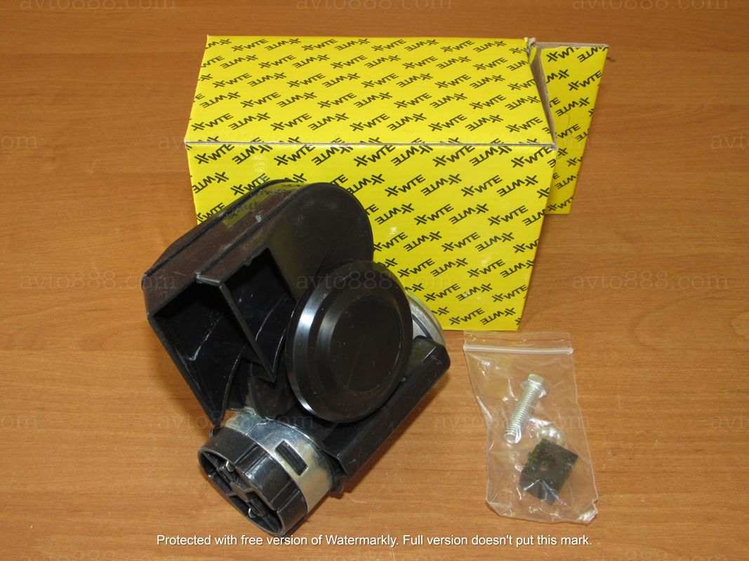 сигнал  УНІ пневмат. мал. чорн. 12V "WTE"