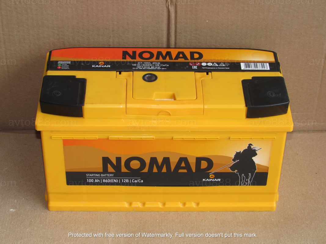 АКБ 100 R+ 760A "FEON"