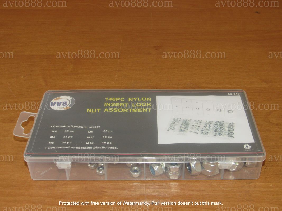 гайка 146шт "VVS" набір для СТО
