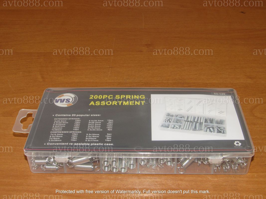 пружинка набір для СТО (200шт) "VVS"