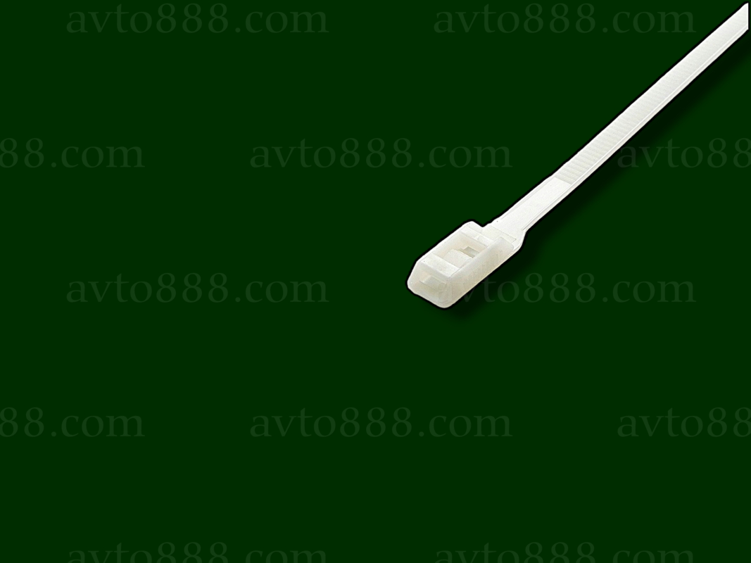 хомут пласт 5*450 білий "APRO"   (100шт)