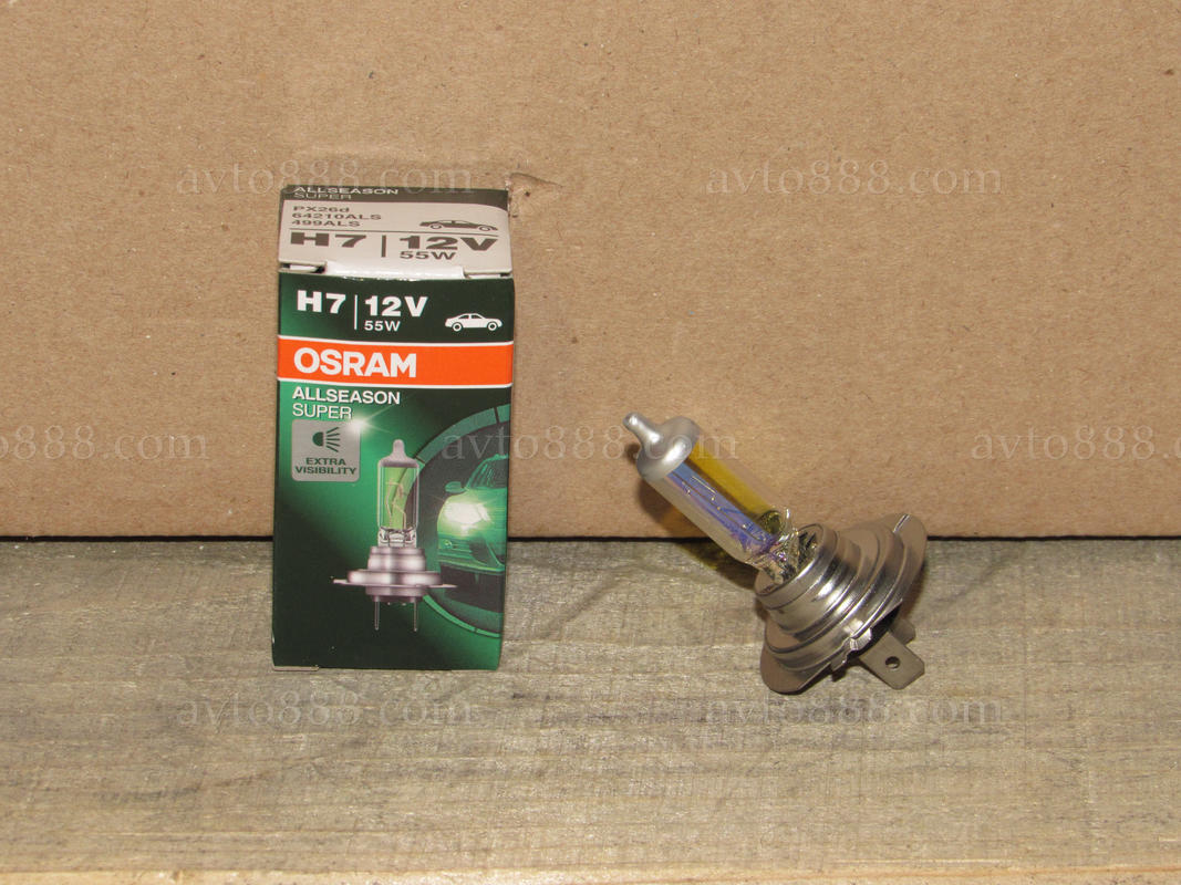 лампочка 12v Н7 55W "Osram" ALS