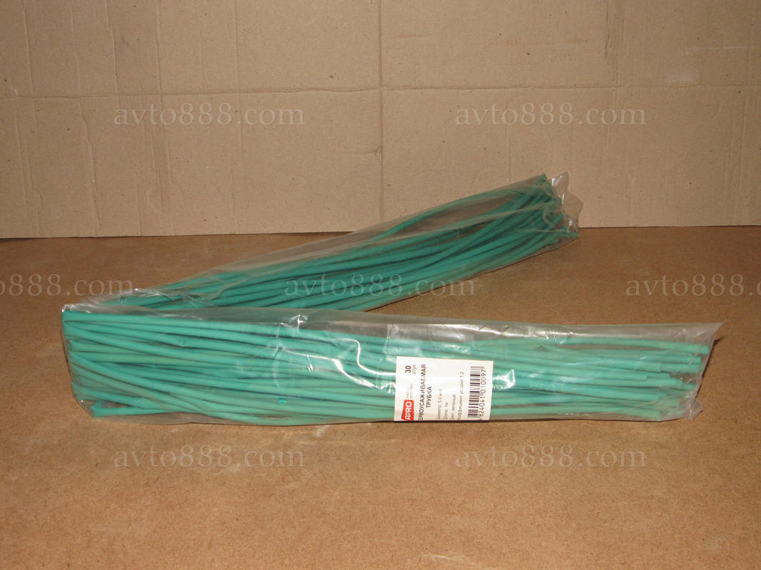 термоусадка  5мм зелена (30шт*1м)