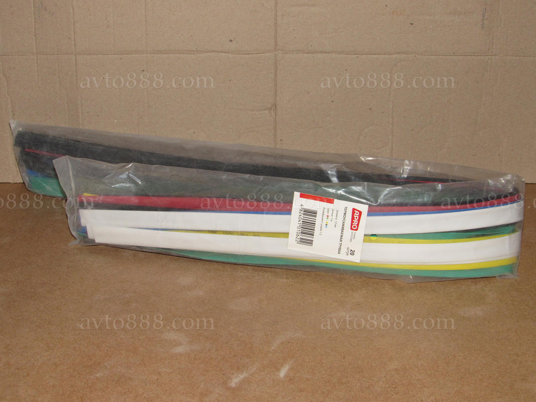 термоусадка 12мм  МІКС-6кол. (20шт*1м)