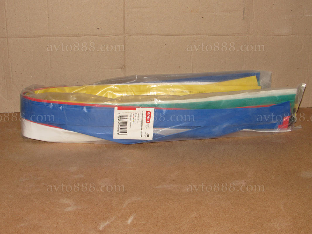 термоусадка 20мм  МІКС-6кол. (20шт*1м)