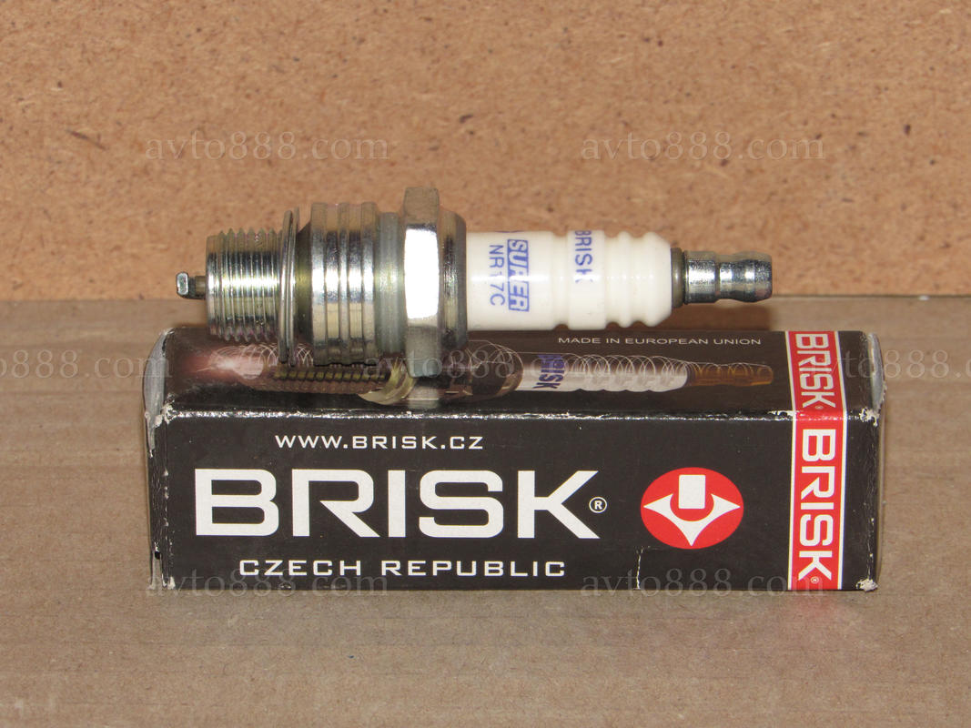 свіча запал. МОТО, Скутер "Brisk"   d=14, Lрізьба=10, 21кл.    (STIHL, HONDA)