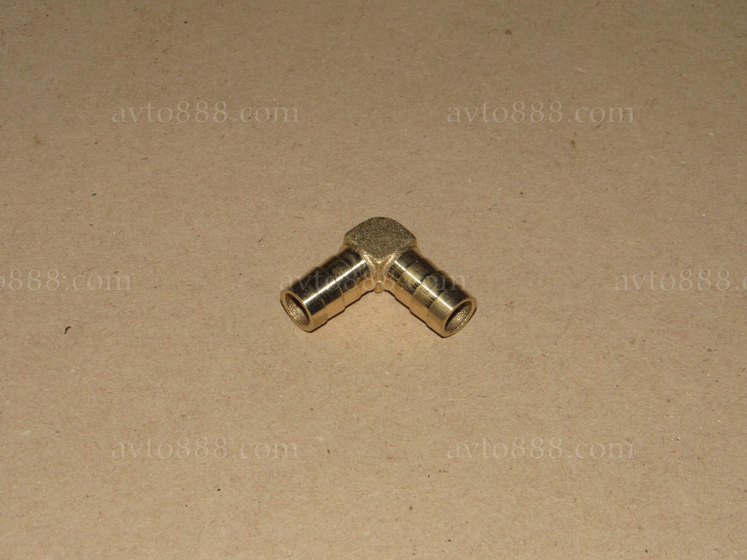 зєднання шлангів / 90*-кут латунь  6мм