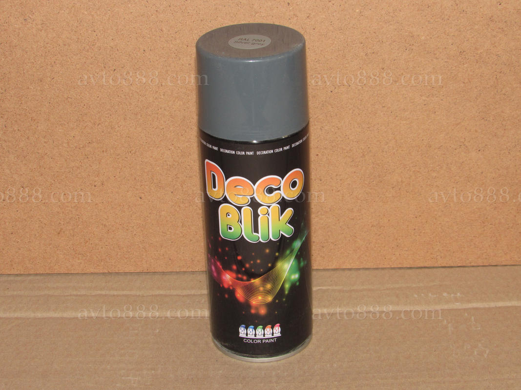 фарба "Deco BLIK" срібно-сірий  400ml