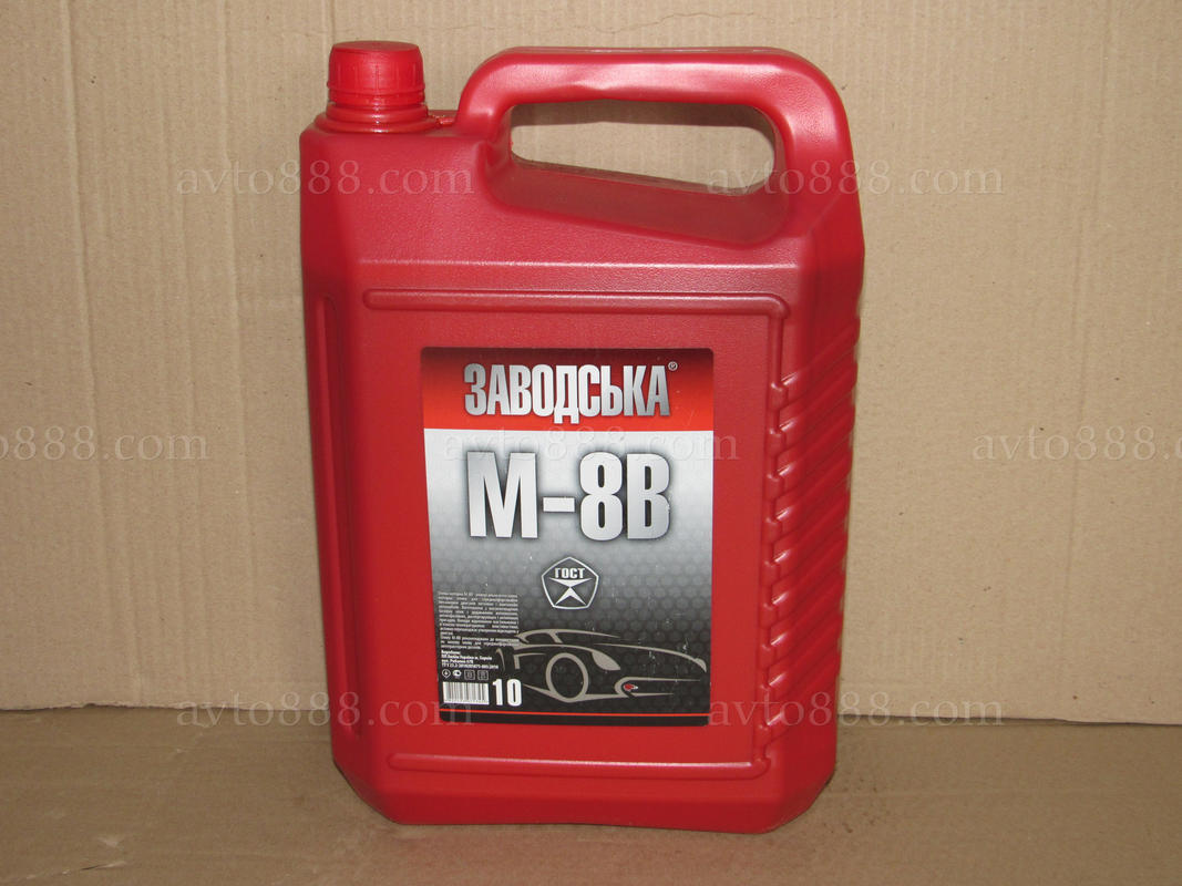масло М8-В 10л "Заводская" кан.