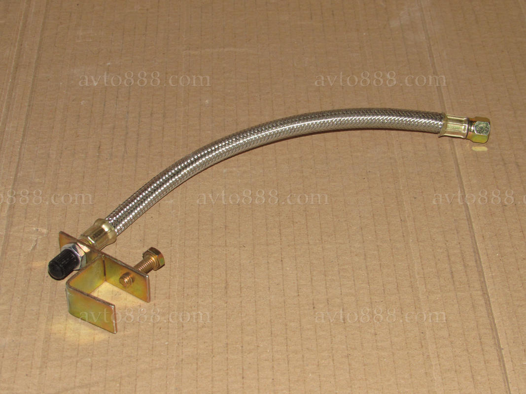 шланг підкачки внутр. колеса з кріпл. / метал. 25см