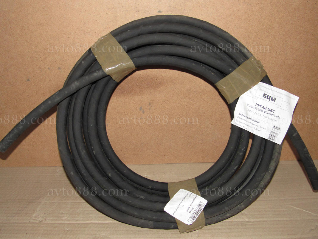 шланг масло-бензо d=10 армір. "БЦМ"   -10м-бухта-