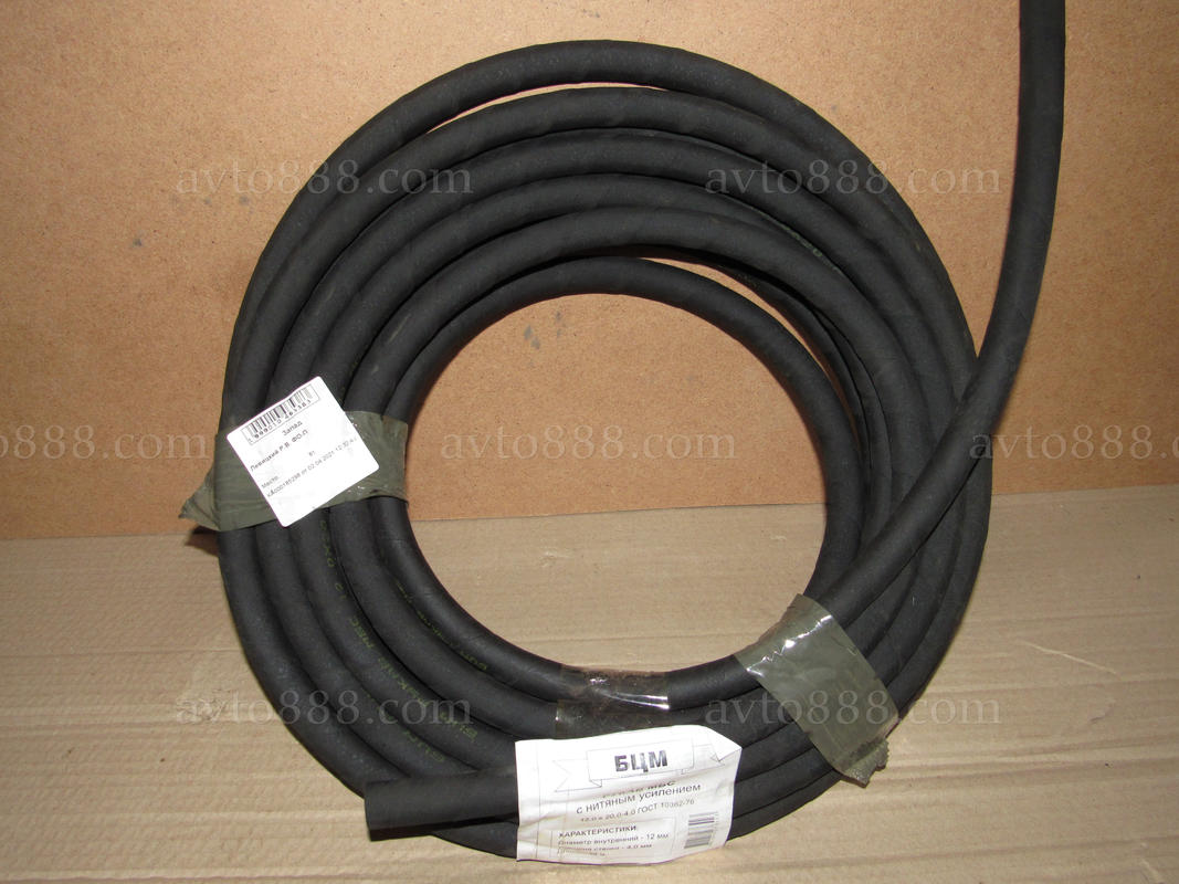 шланг масло-бензо d=12 армір. "БЦМ"   -10м-бухта-