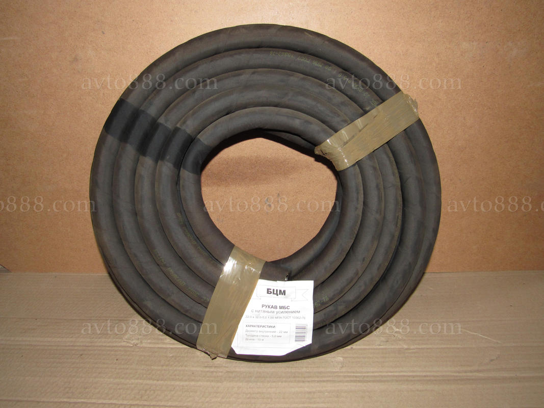 шланг масло-бензо d=22 армір. "БЦМ"   -10м-бухта-